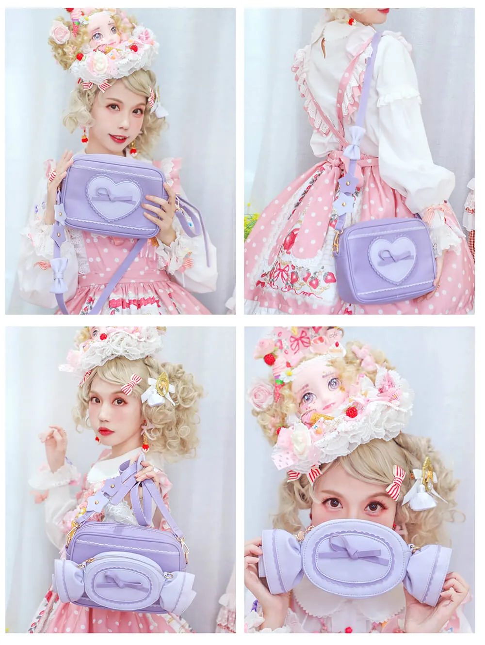 Detachable Sweet Candy Lolita Bag