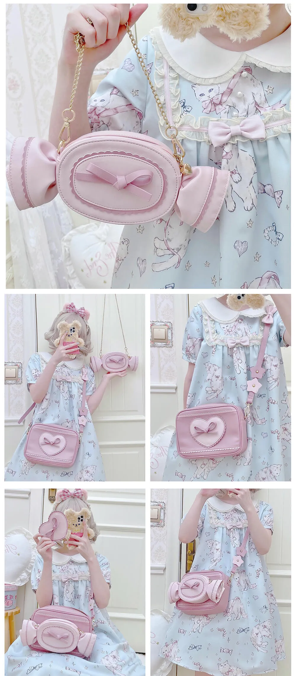 Detachable Sweet Candy Lolita Bag