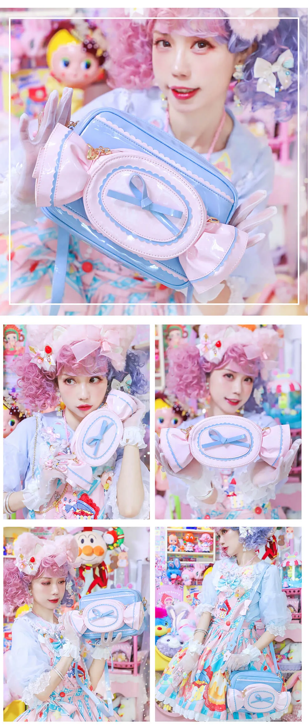 Detachable Sweet Candy Lolita Bag