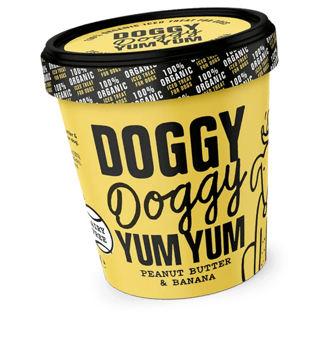Doggy Doggy Yum Yum Peanut Butter & Banana Iced Treat