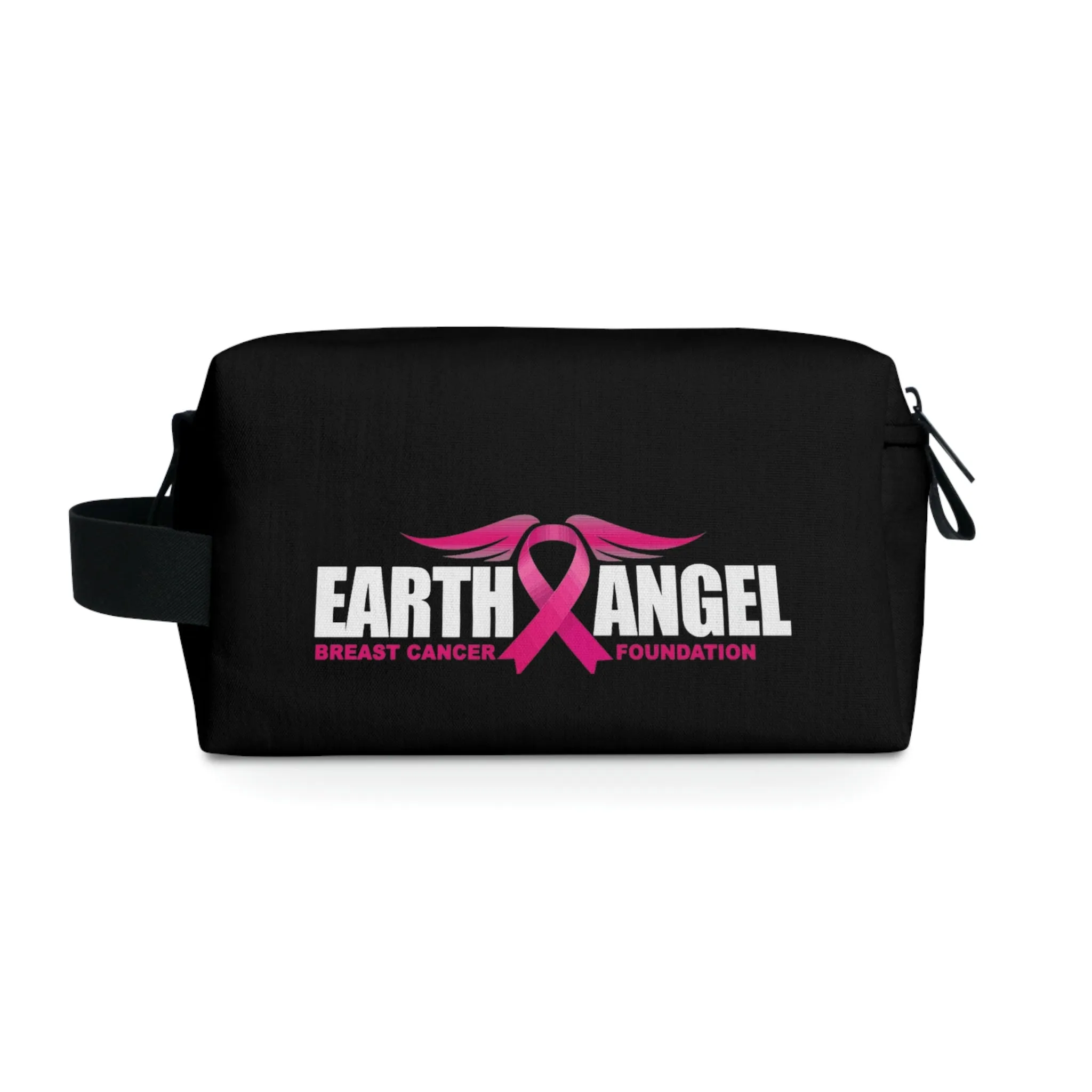 Earth Angel Black Toiletry Bag