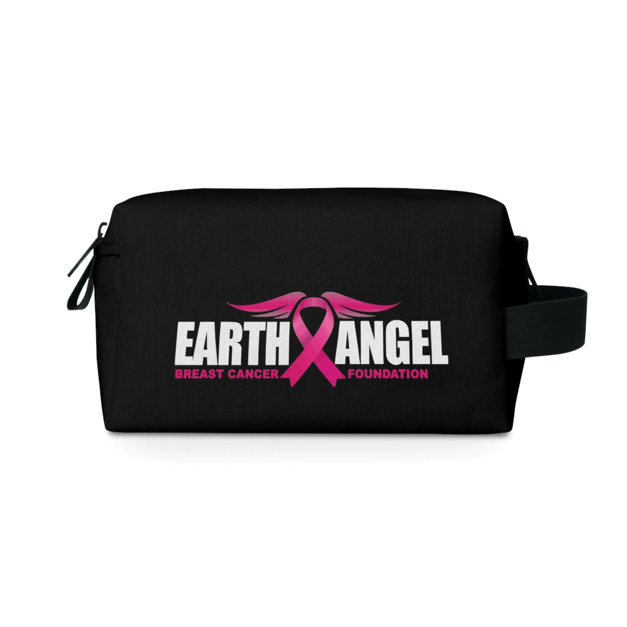 Earth Angel Black Toiletry Bag