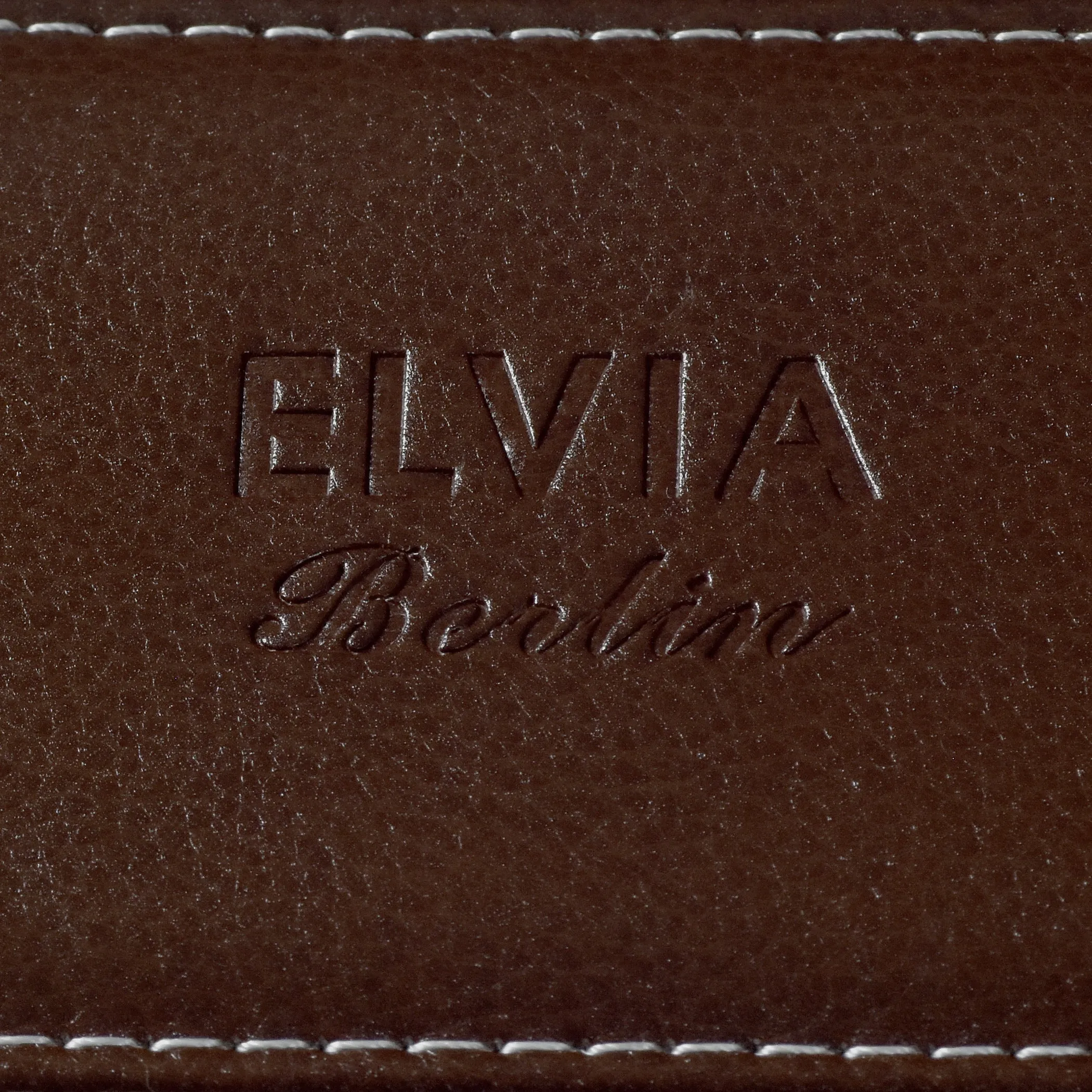 Elvia 1950s Pattern 25 Jewel Automatic Watch with Retro Luminous Paint, Sapphire Crystal and Calf Leather Strap