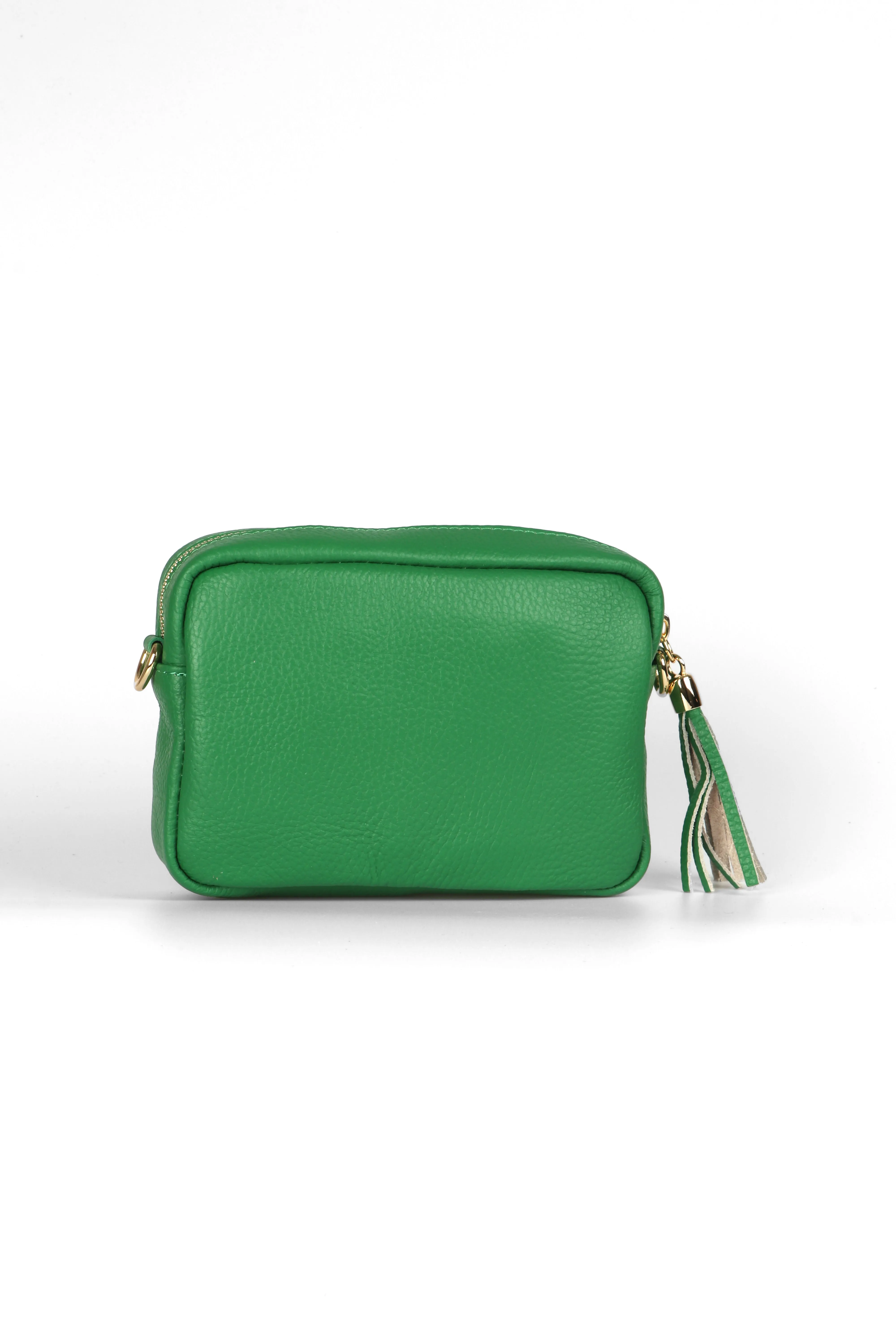 Fleur Crossbody Bag - Bright Green, Pebbled