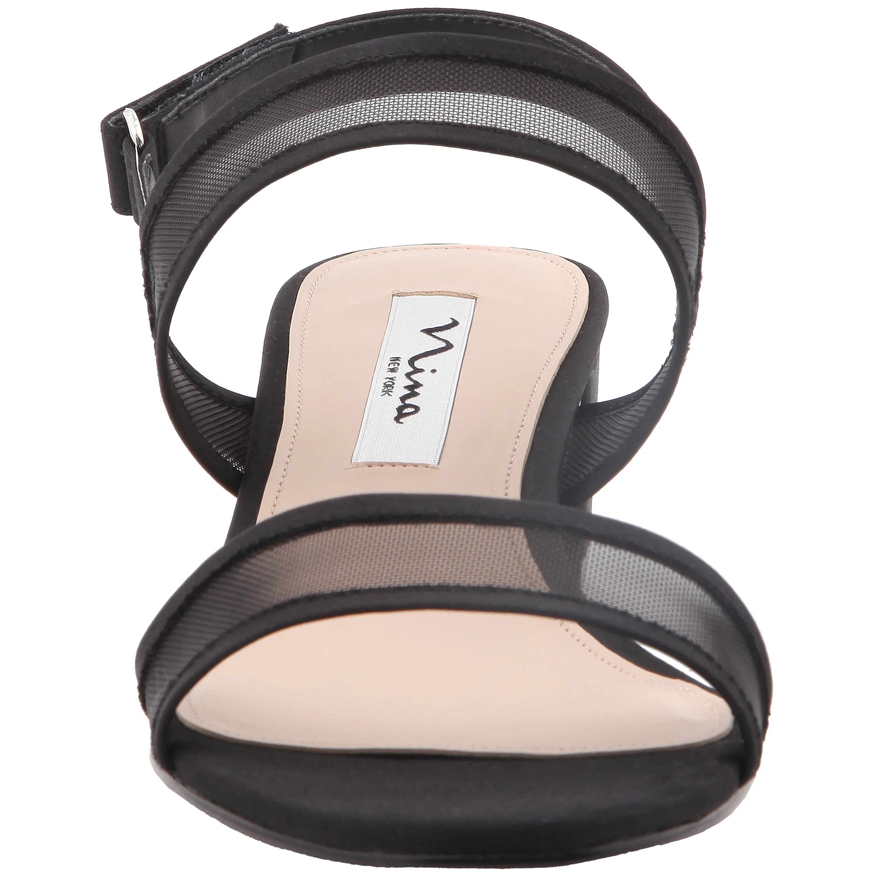 GANICE-BLACK LUSTER SATIN MESH