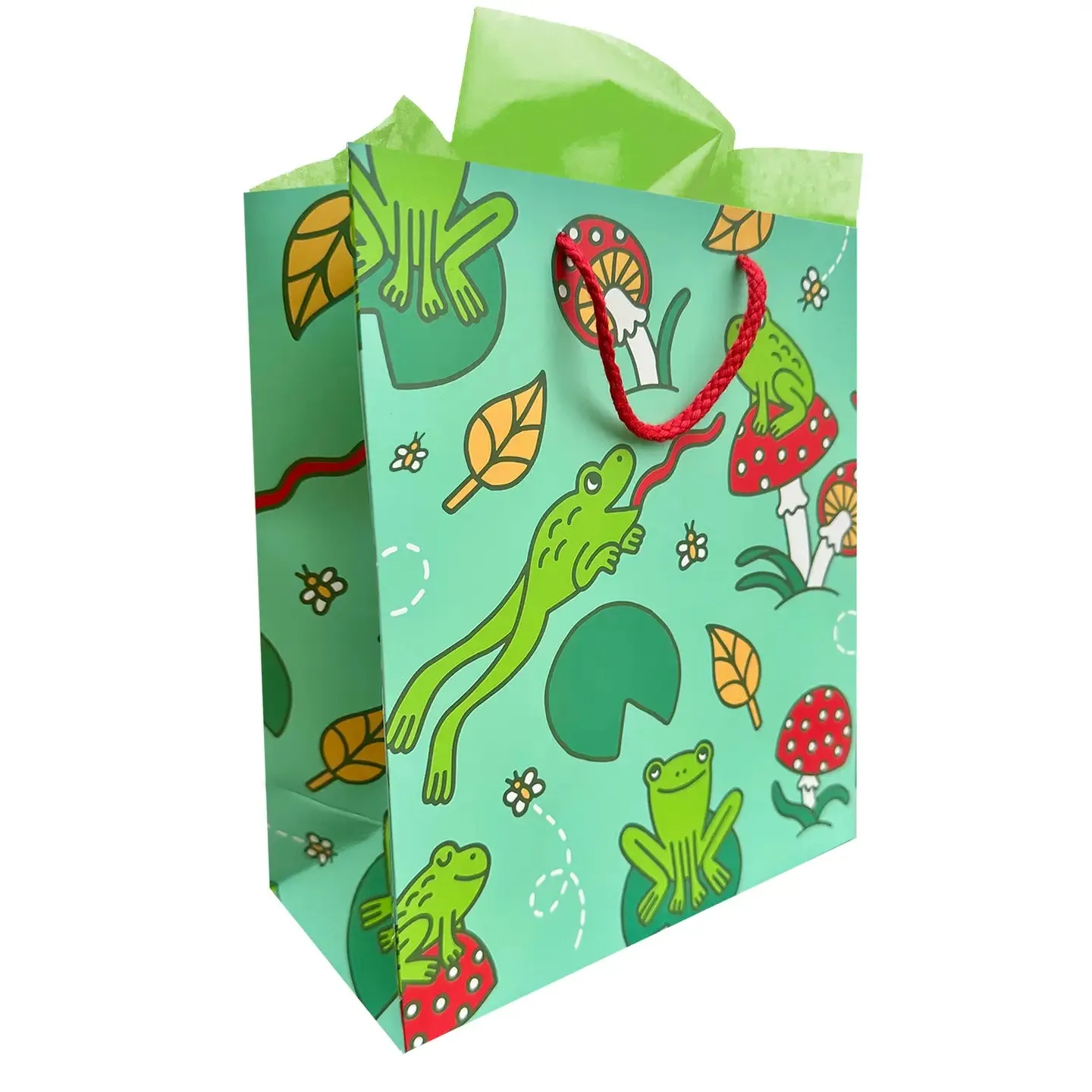Gift Bag Medium - Frogs