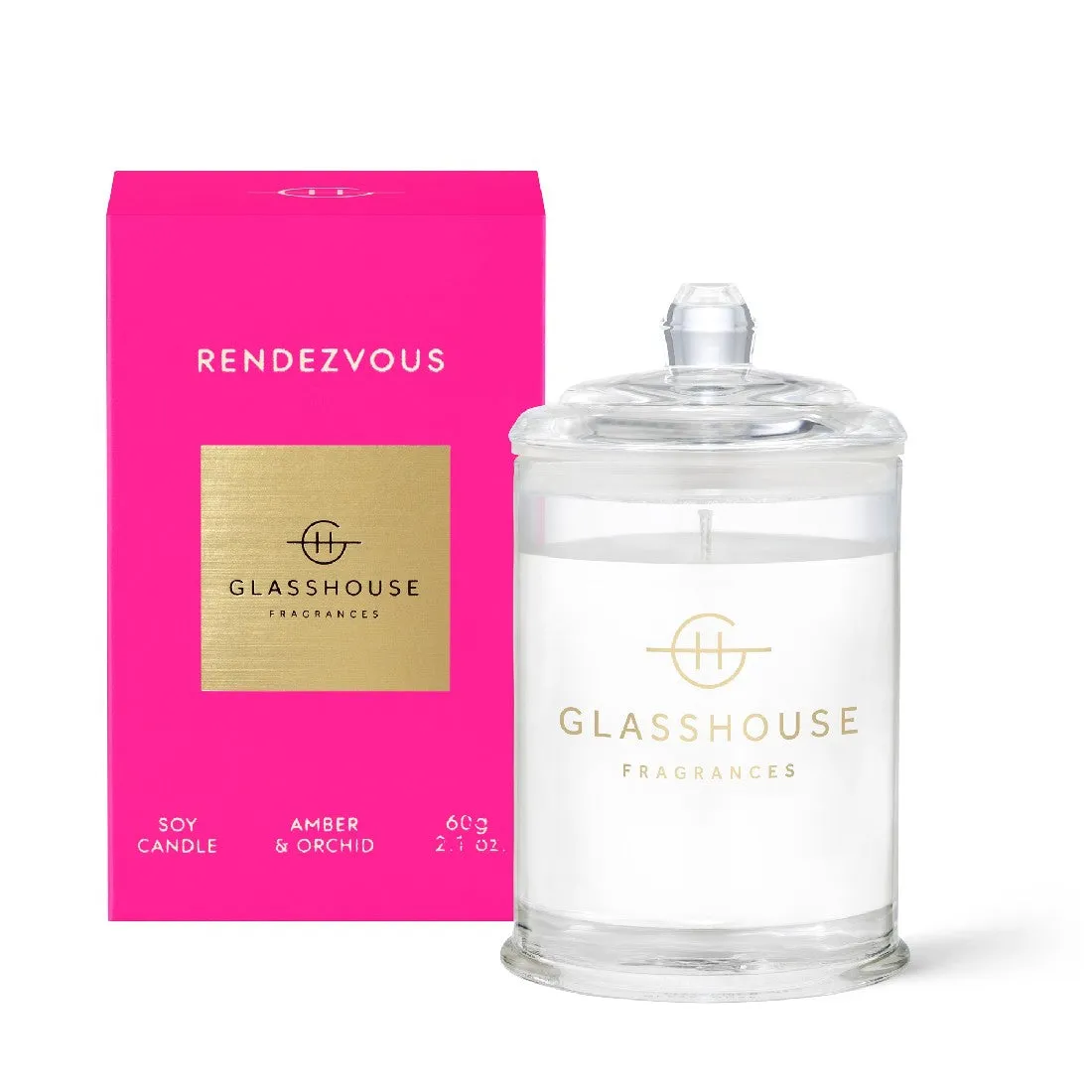 Glasshouse Fragrance - 60g Candle - Rendezvous