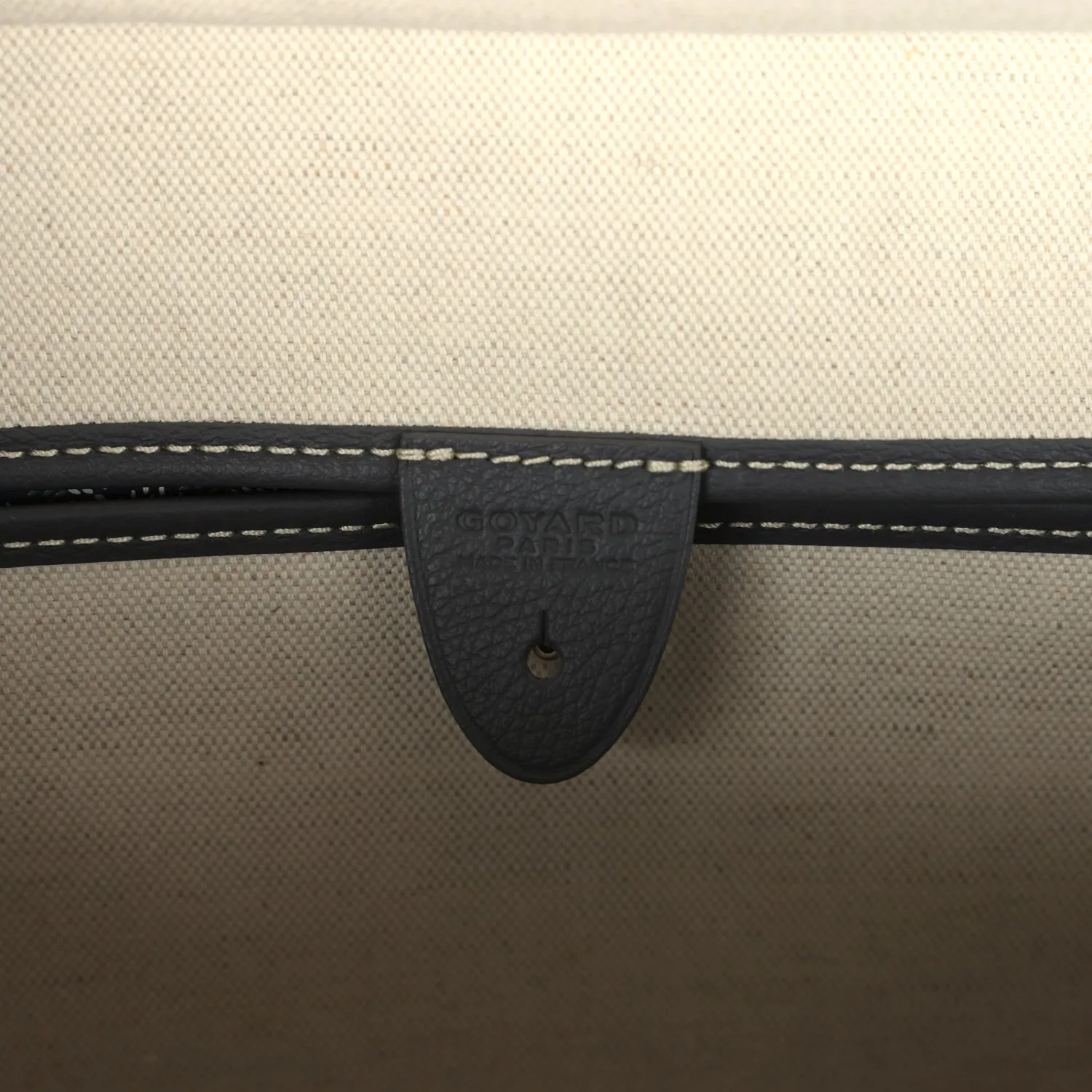 Goyard Artois Tote MM Grey Goyardine Canvas & Chevroches Calfskin Palladium Hardware