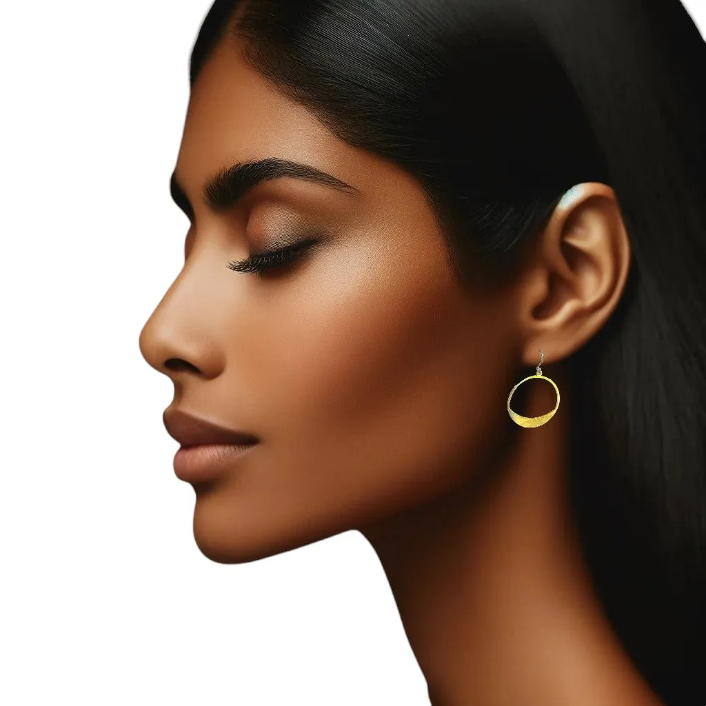 Hoop circles earring