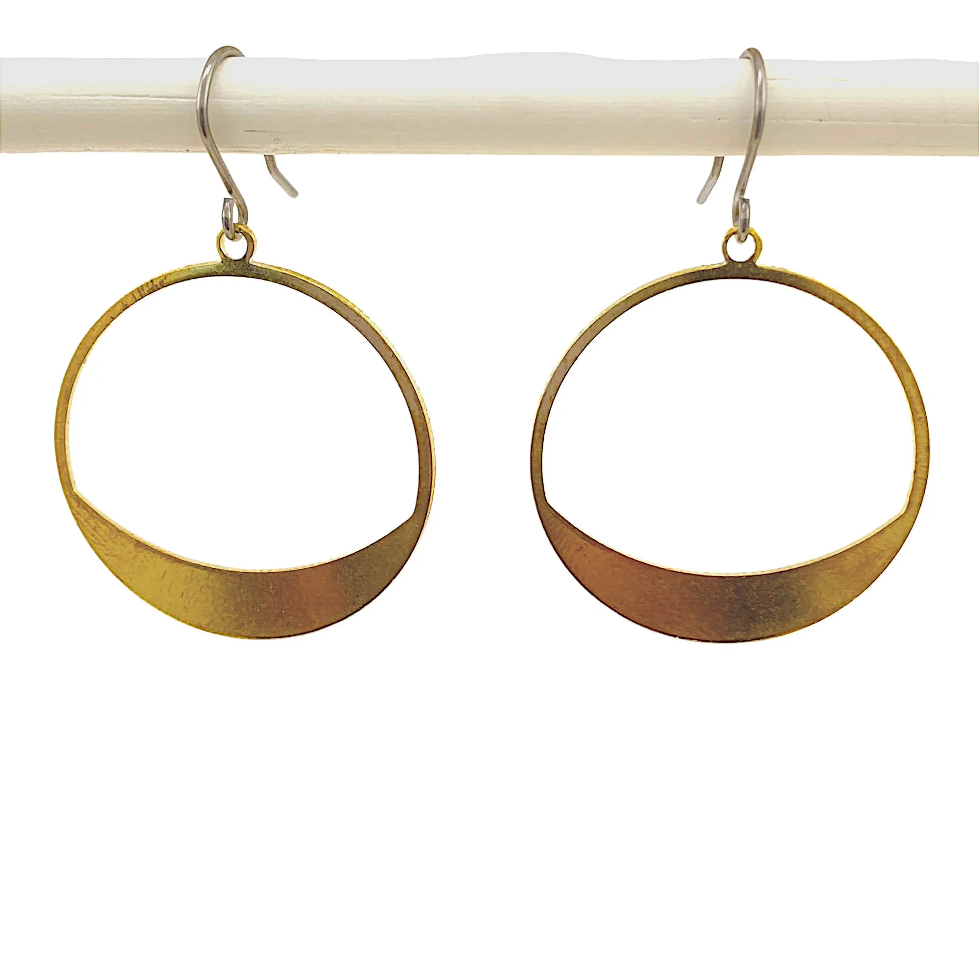 Hoop circles earring