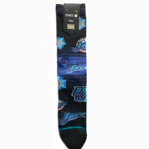 JAZZ ALL OVER SOCKS BLACK HWC 90S STANCE