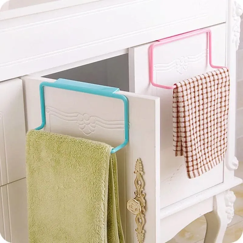 Kitchen Towel Holder, Kitchen Washcloth Rack Hanging Holder, Kitchen Cabinet Towel Organizer