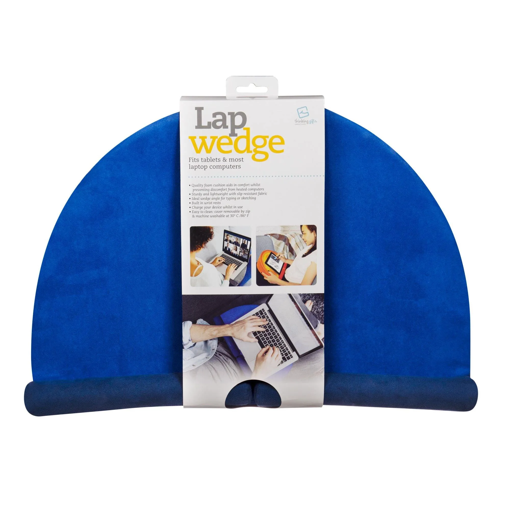 Lapwedge Tablet and Laptop Stand (Blue)