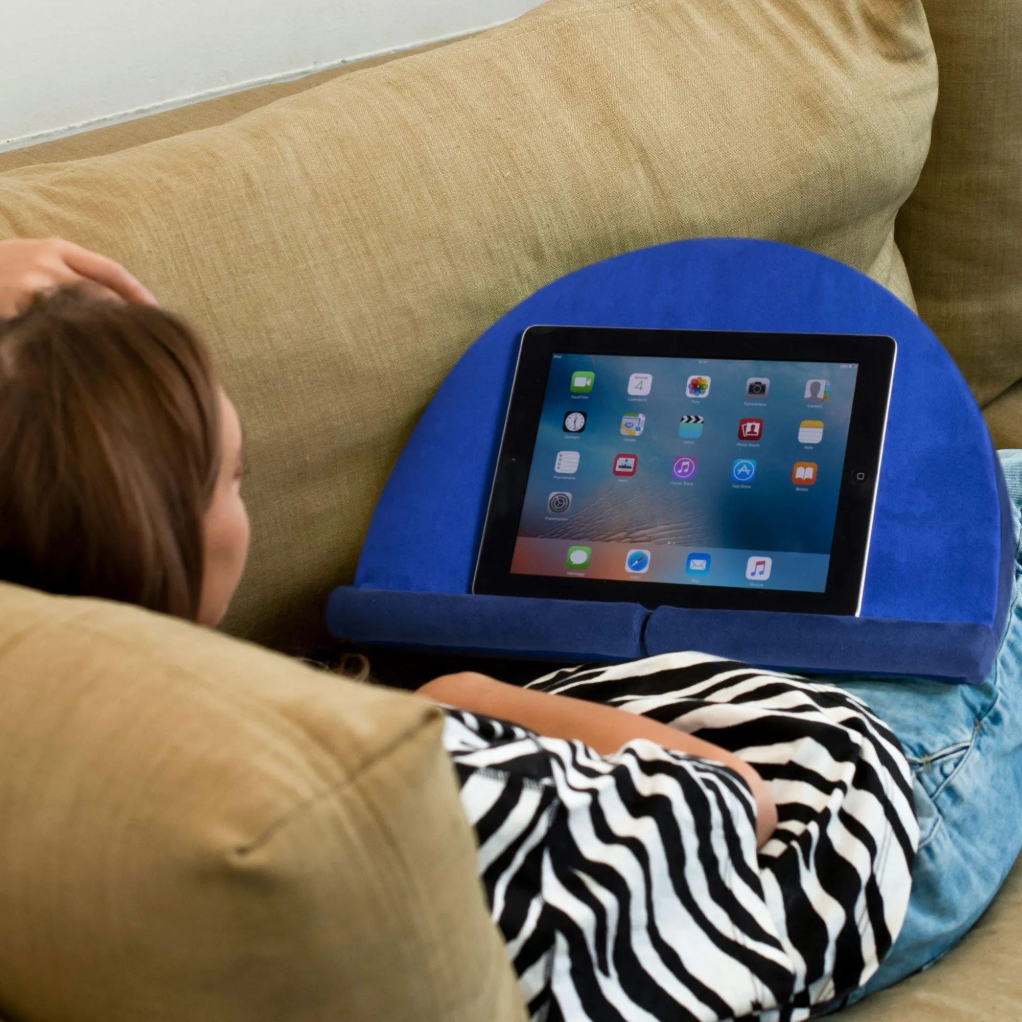Lapwedge Tablet and Laptop Stand (Blue)