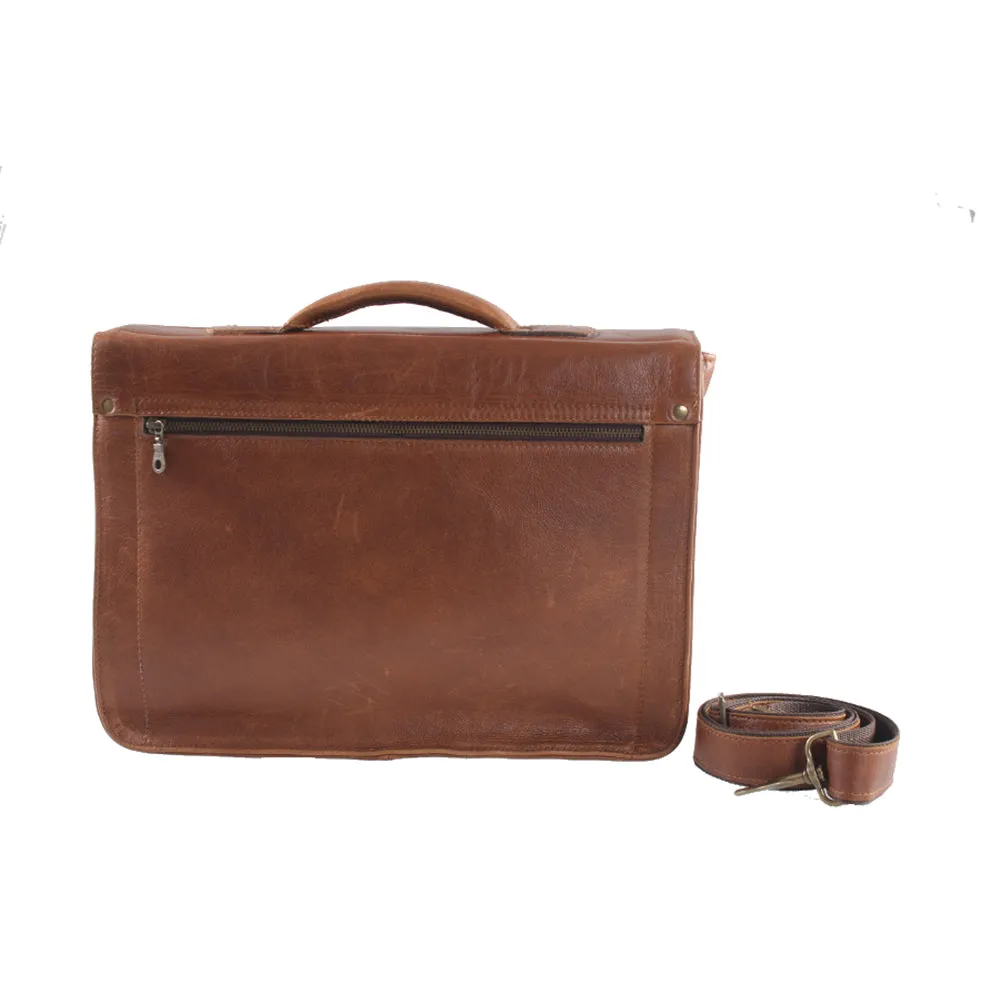 Leather 15 Inch Business Laptop Bag