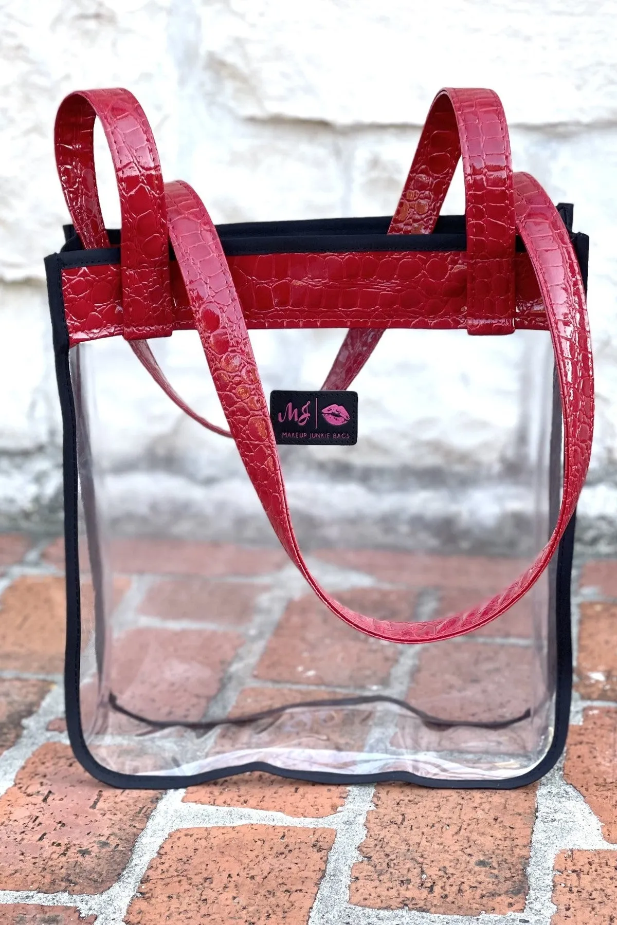 Makeup Junkie In The Clear Stadium Tote - Vixen