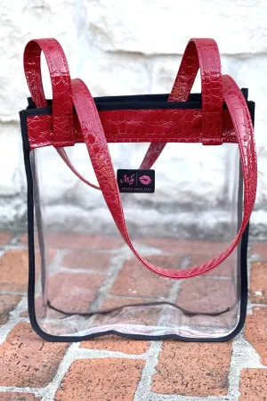 Makeup Junkie In The Clear Stadium Tote - Vixen