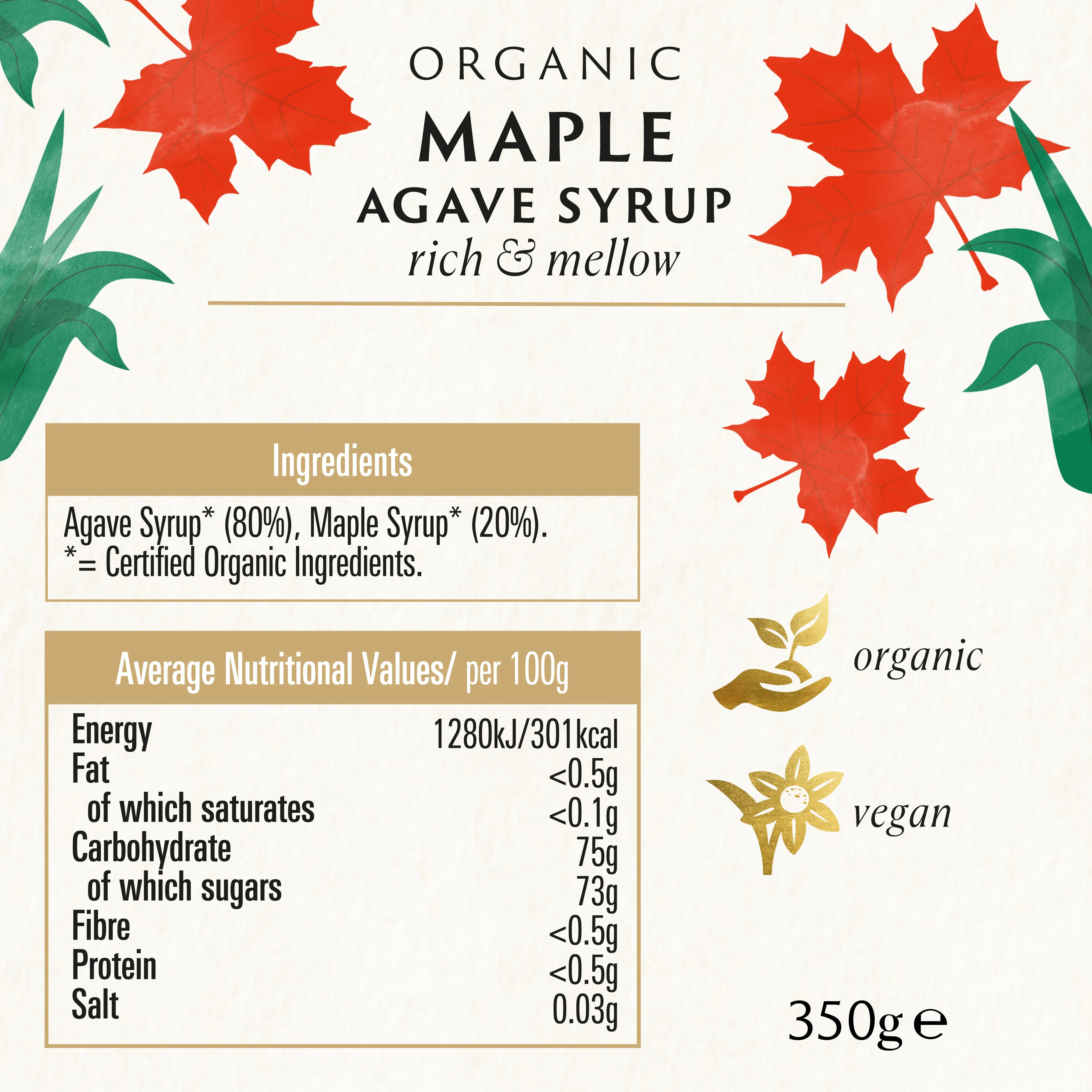 MAPLE AGAVE SYRUP