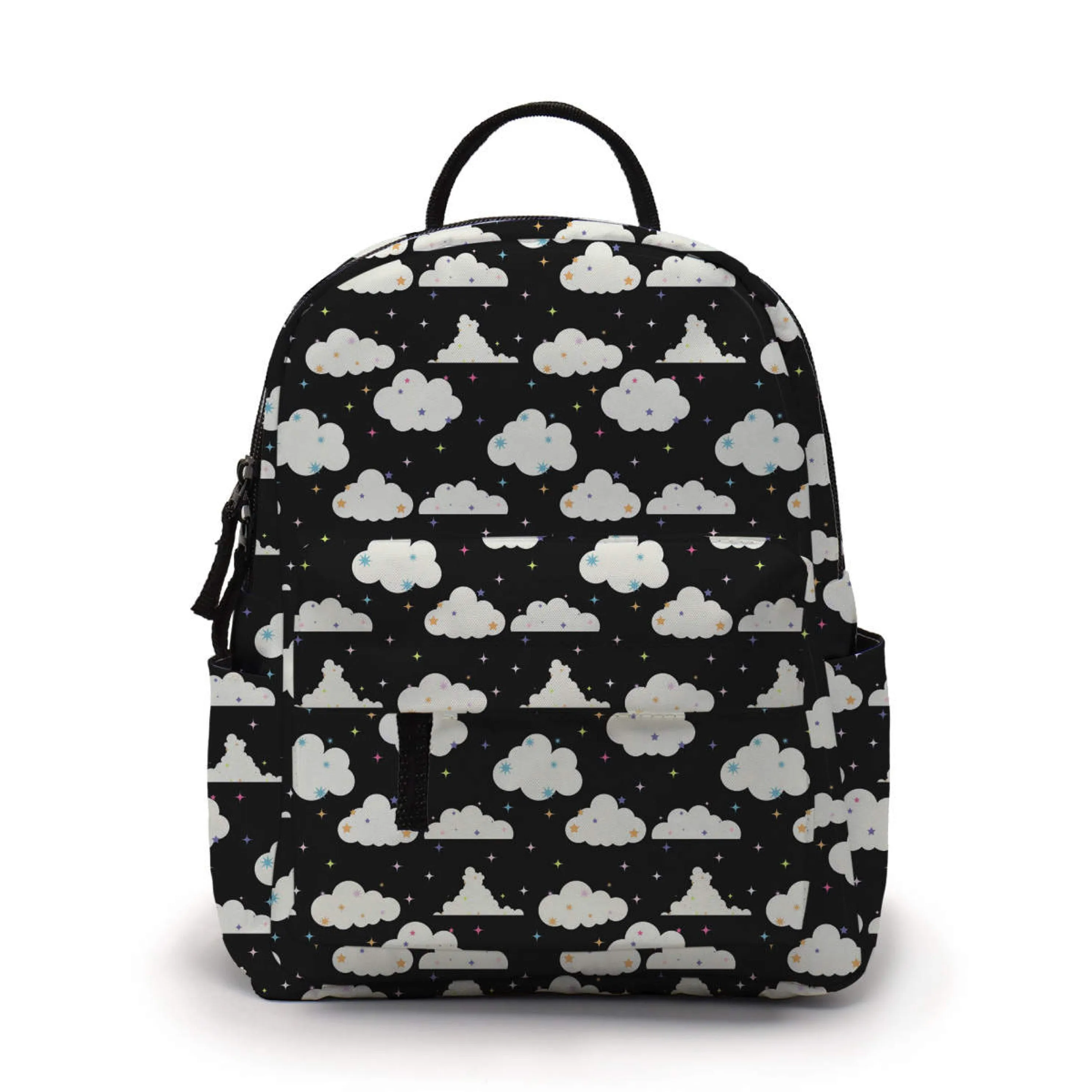 Mini Backpack - Cloud Black   White