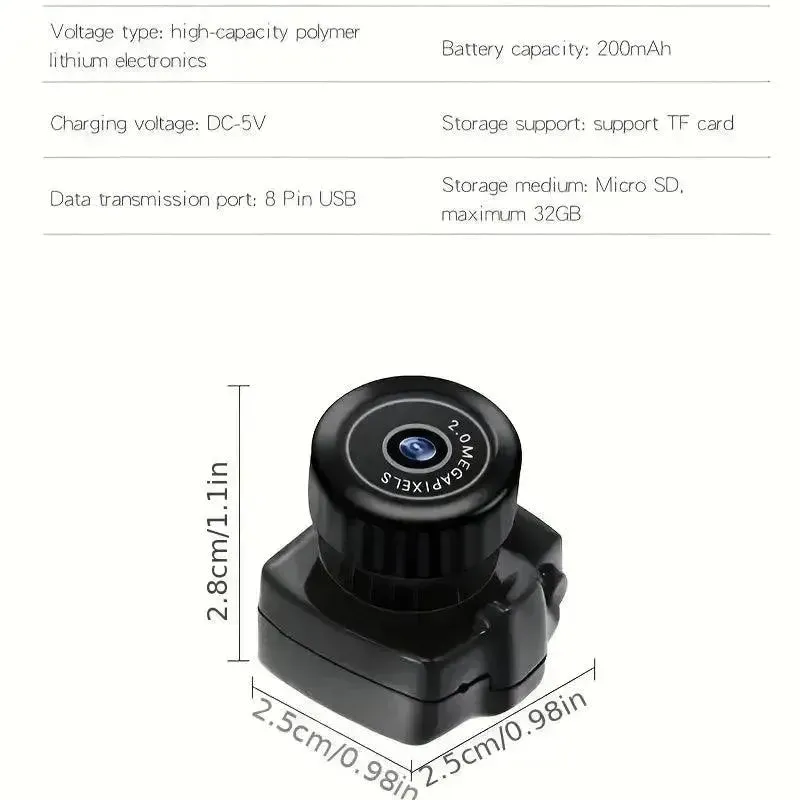 Mini Digital Camera Keychain