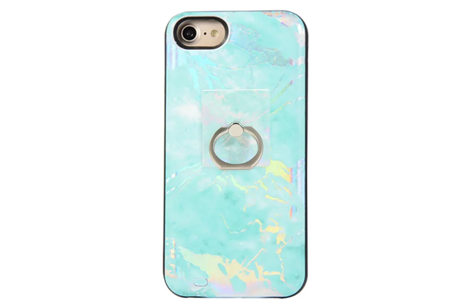 Mint Holo Marble Ring Holder