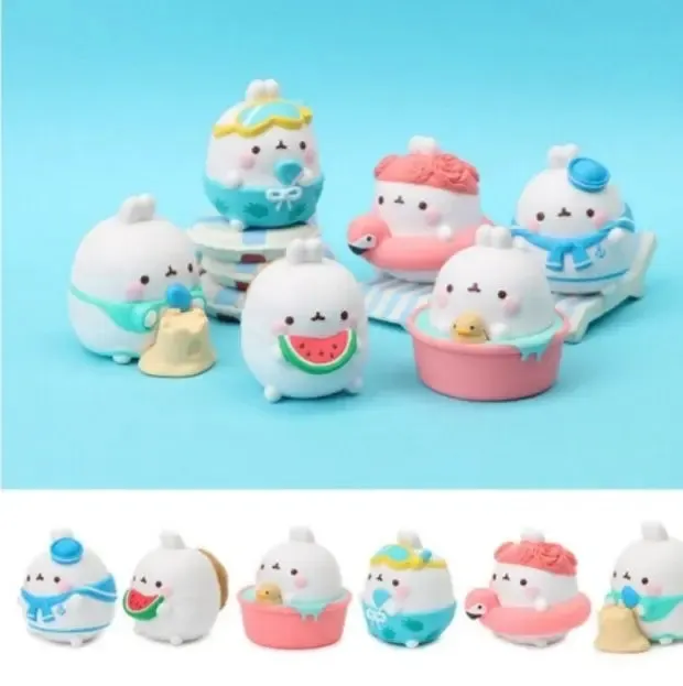 Molang Summer Vacation Figurine Limited Edition Blind Box