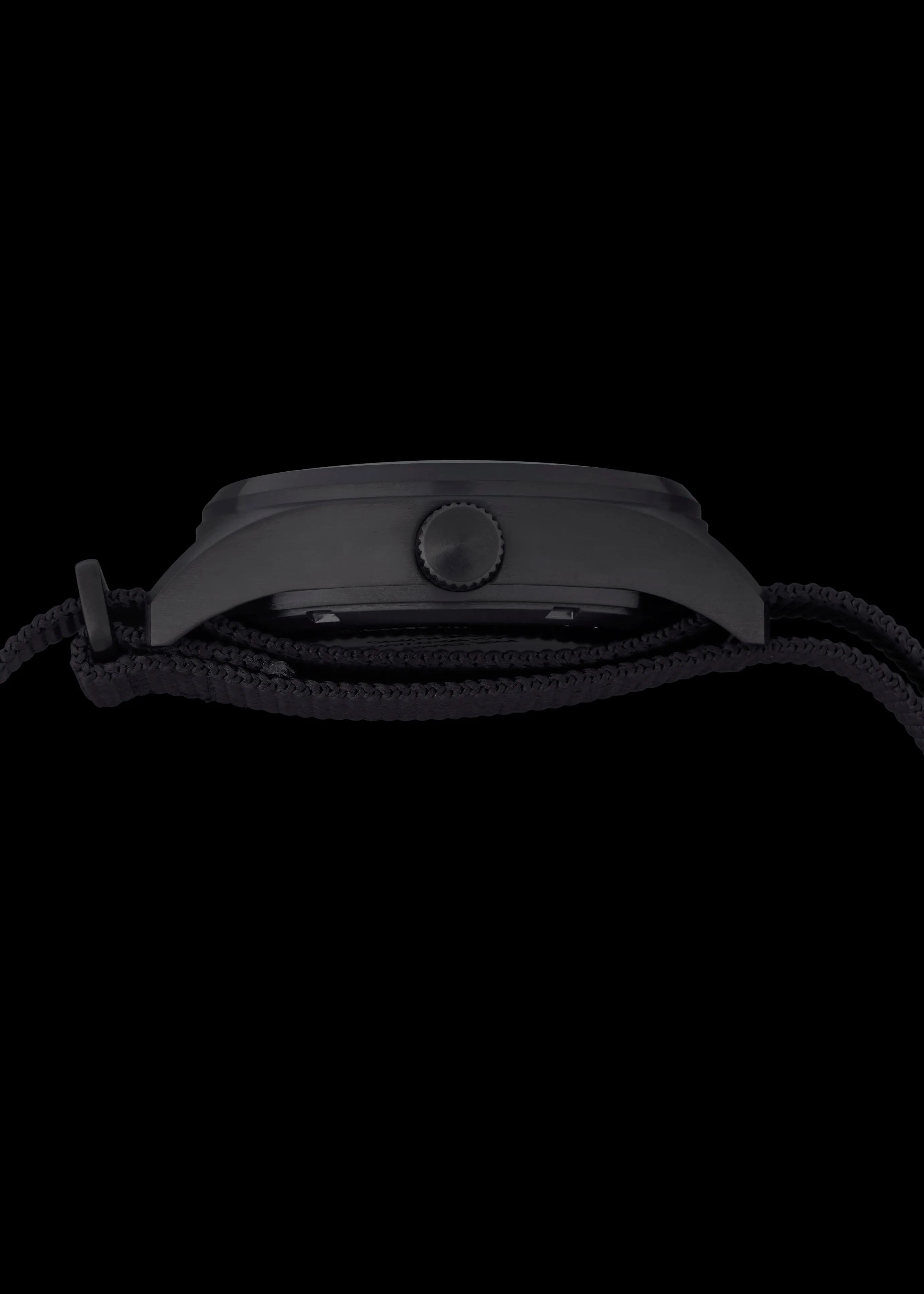 MWC Classic 40mm Covert Black PVD Steel Aviator Watch with Sapphire Cystal, 24 Jewel Automatic Movement and 100m Water Resistance