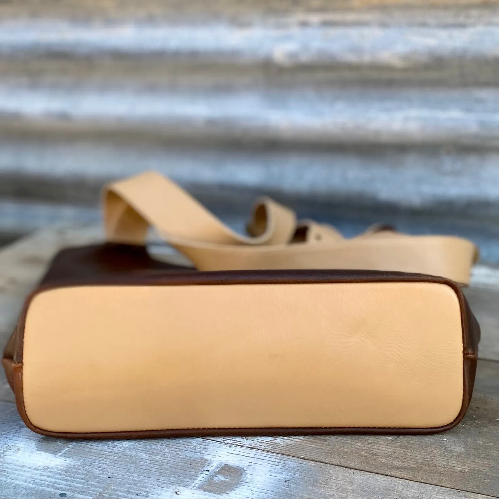 My Everyday Buckle Leather Tote