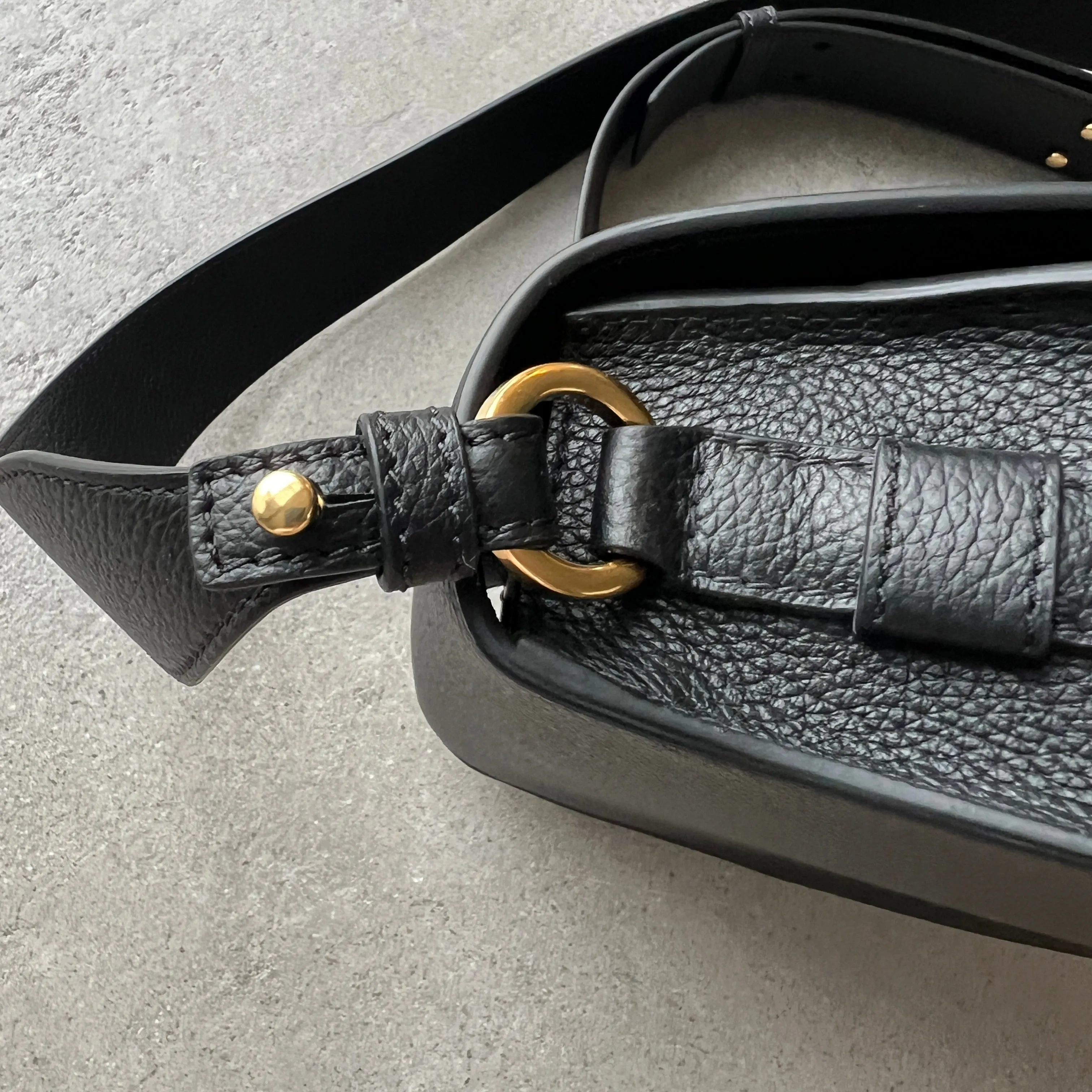 New Marcie Small Satchel, Black