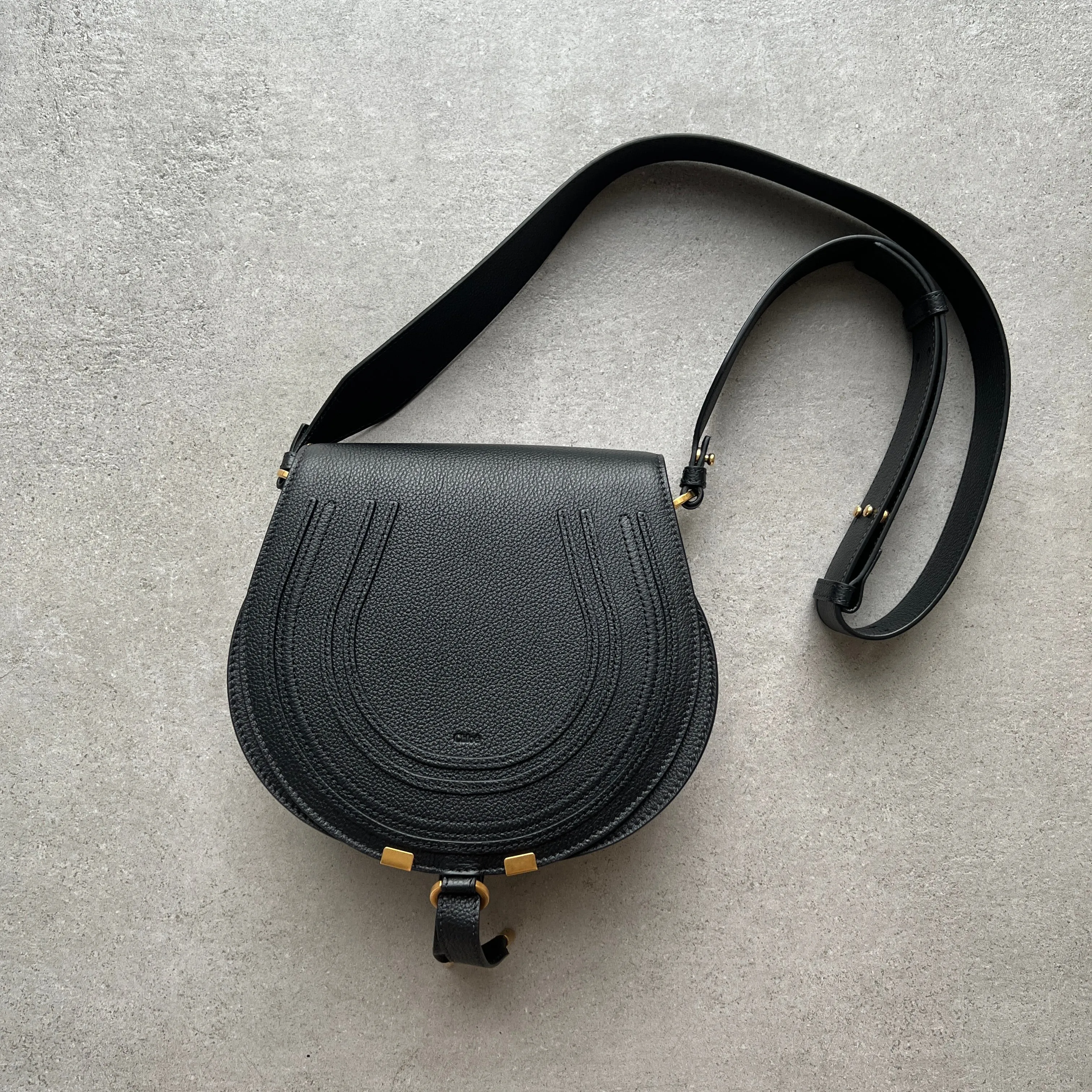 New Marcie Small Satchel, Black