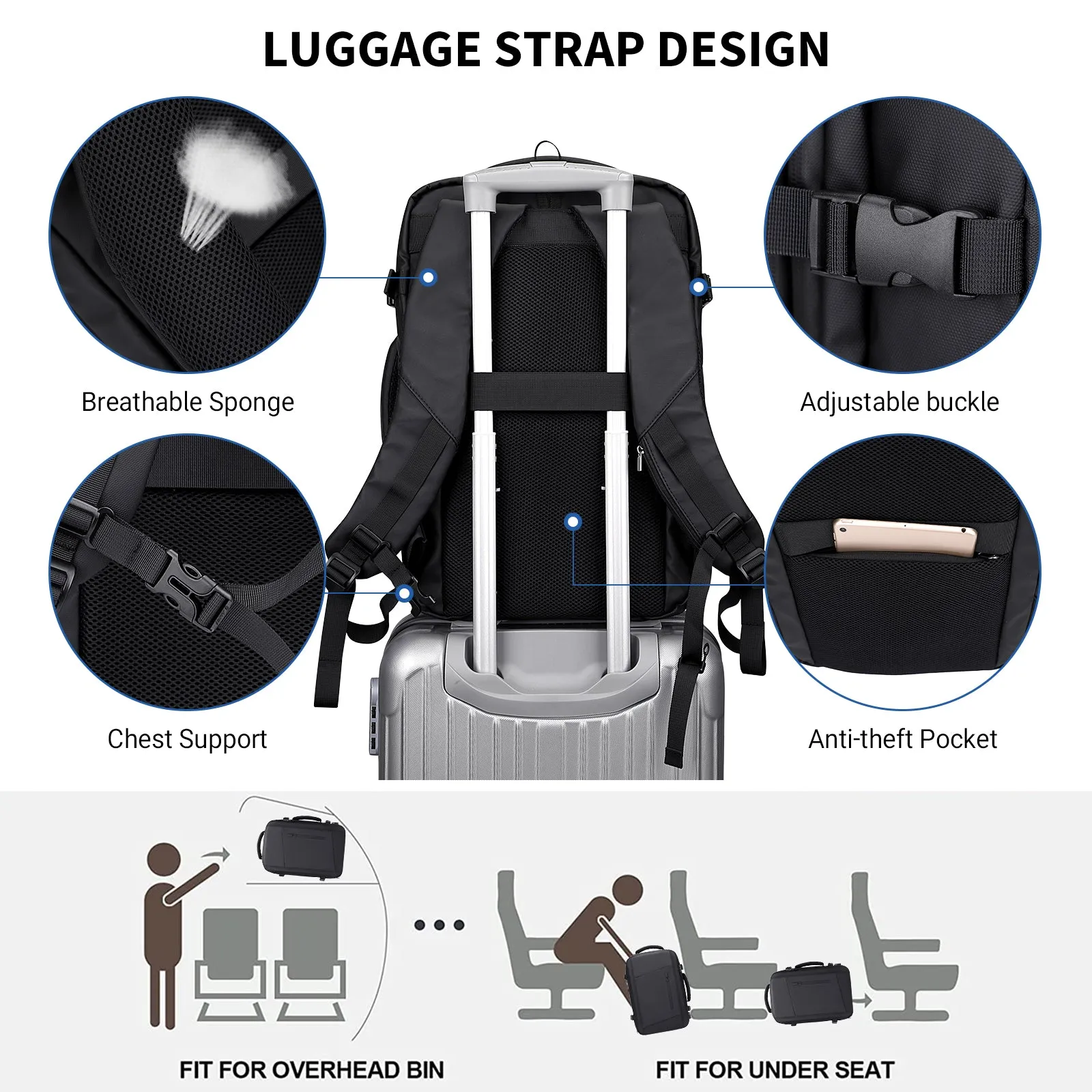 Nylon Water resistant Travel Backpack