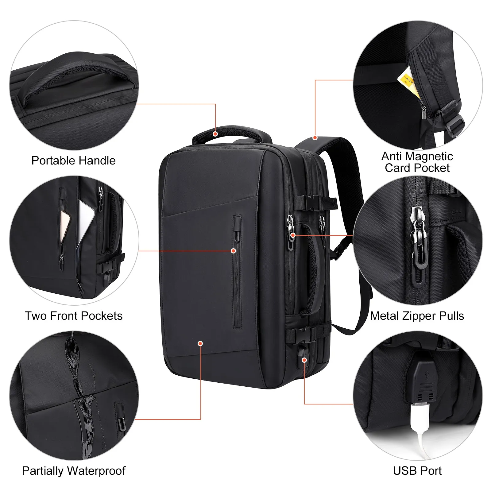 Nylon Water resistant Travel Backpack