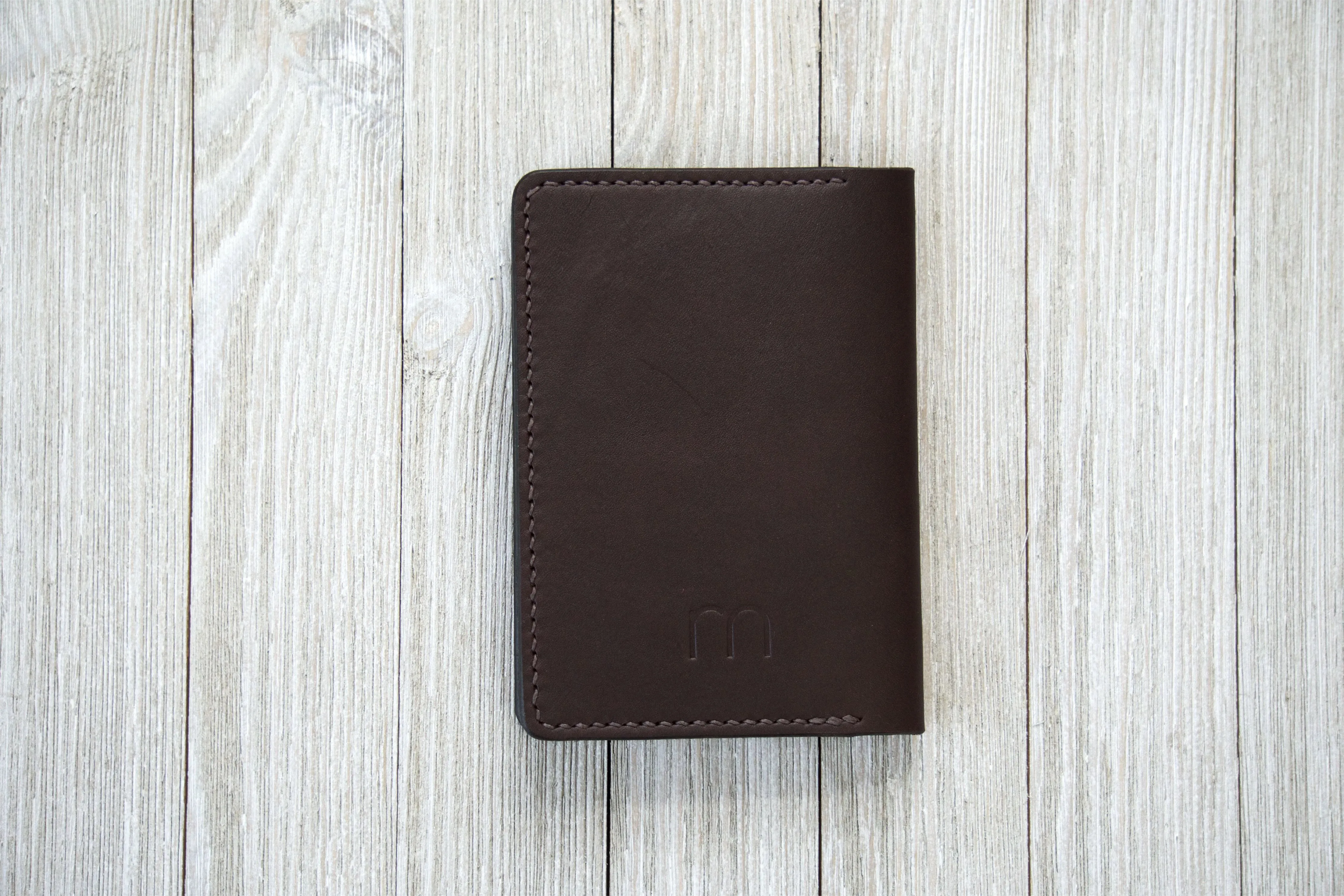 Passport Wallet In Chocolate