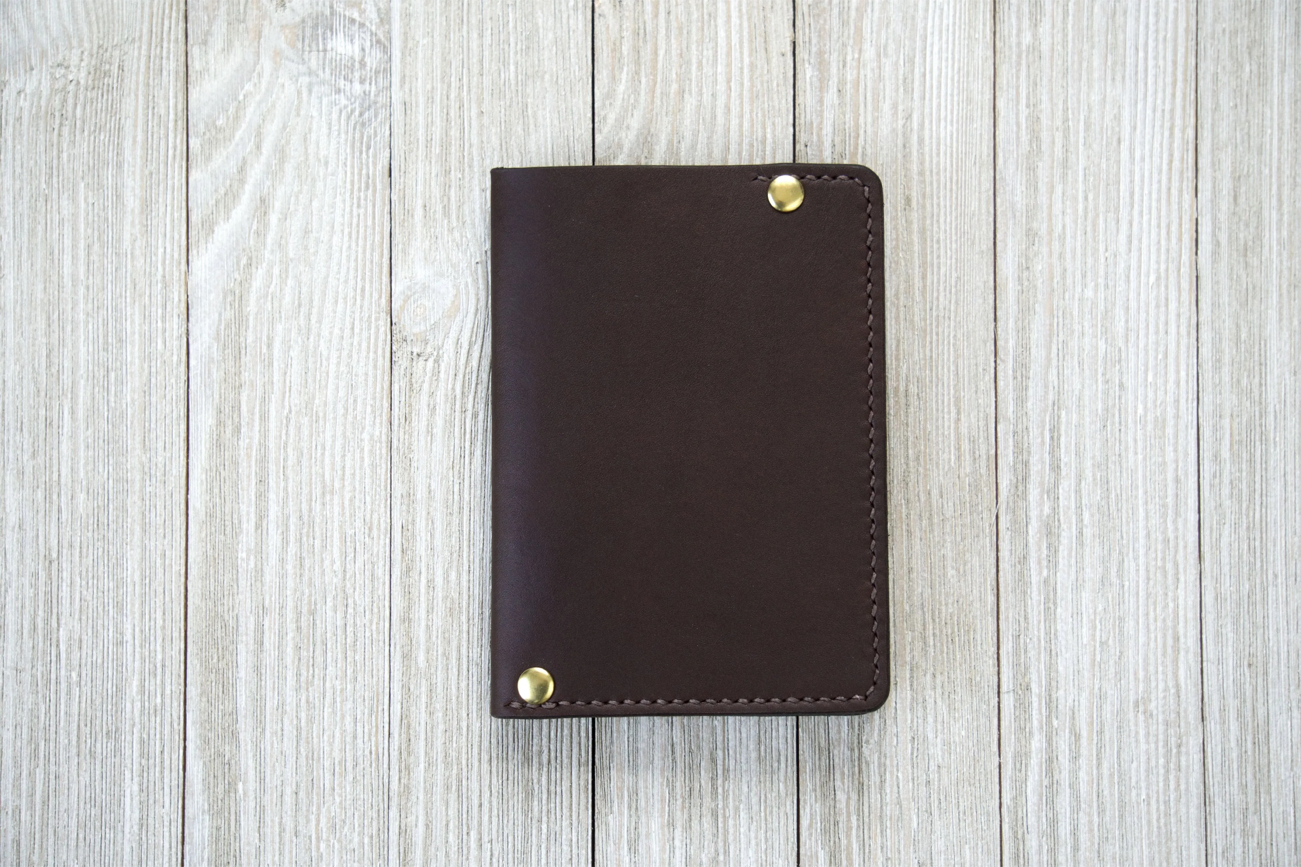 Passport Wallet In Chocolate