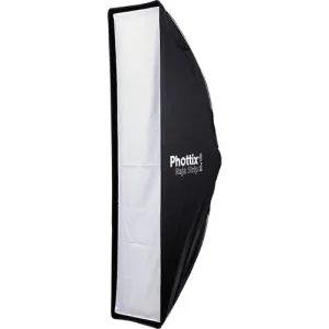 Phottix Raja Strip Softbox with Grid 30x140cm or 12x55 Inches