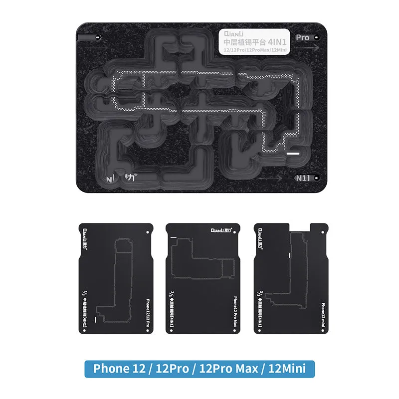 Qianli Middle Frame Reballing Platform for iPhone 12 12pro 12mini 12promax