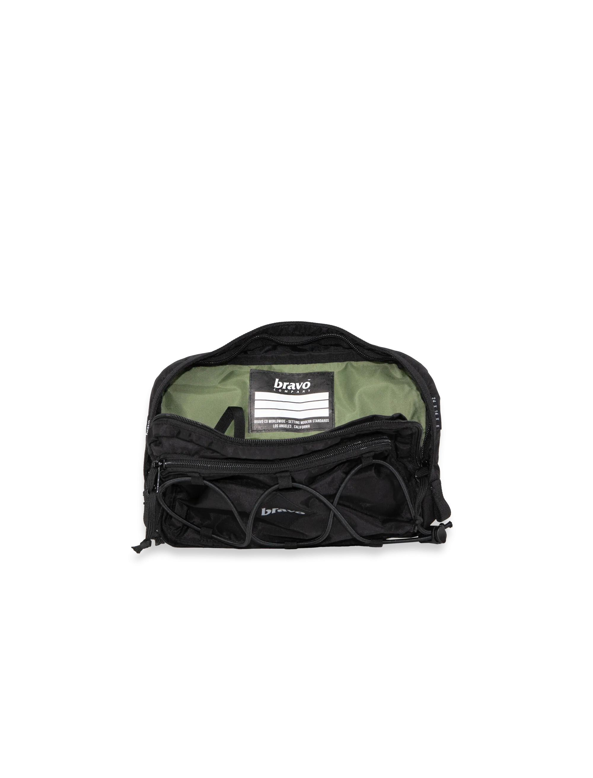 QUARTER BLOCK I (RIPSTOP / BLACK)