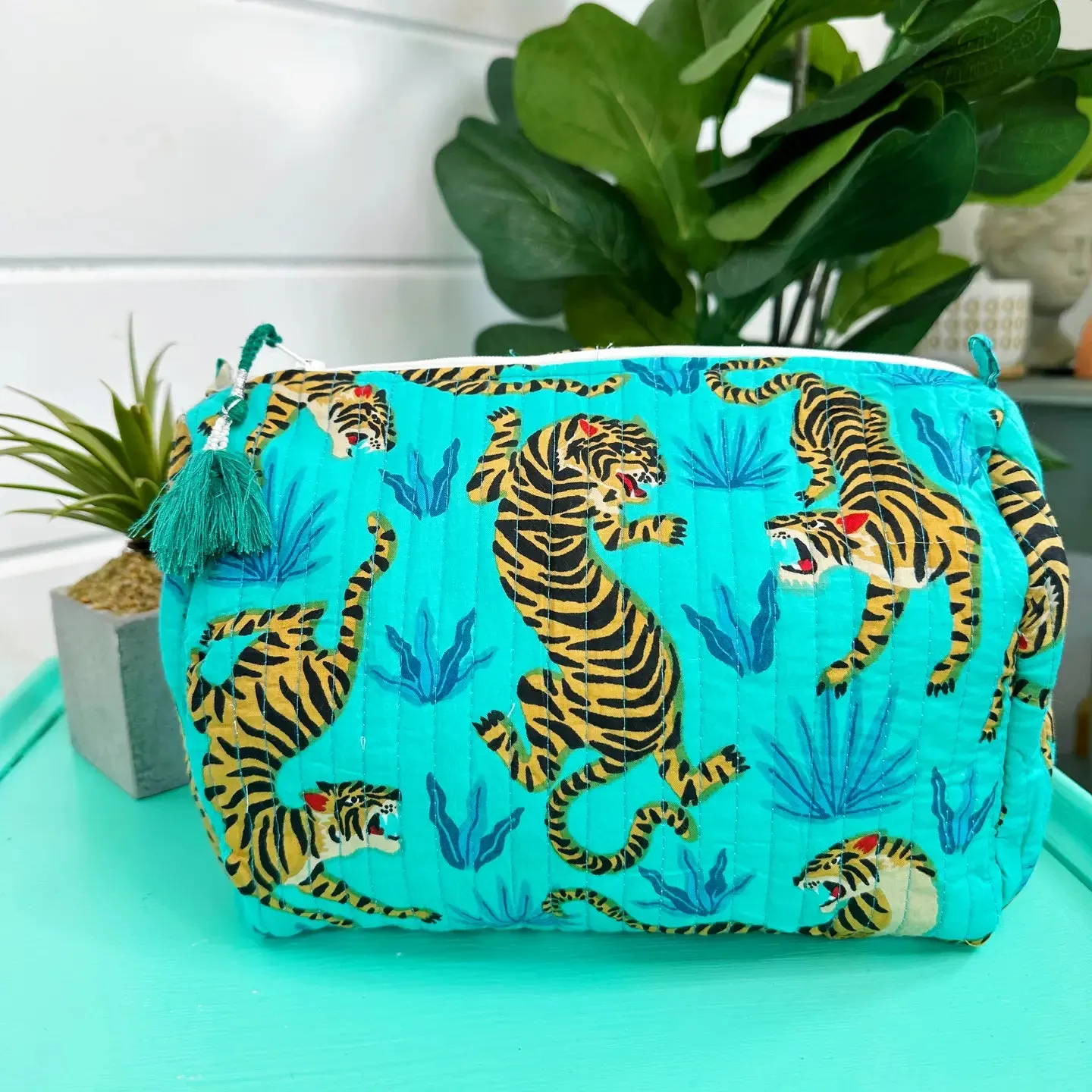 Quilted Makeup Bag