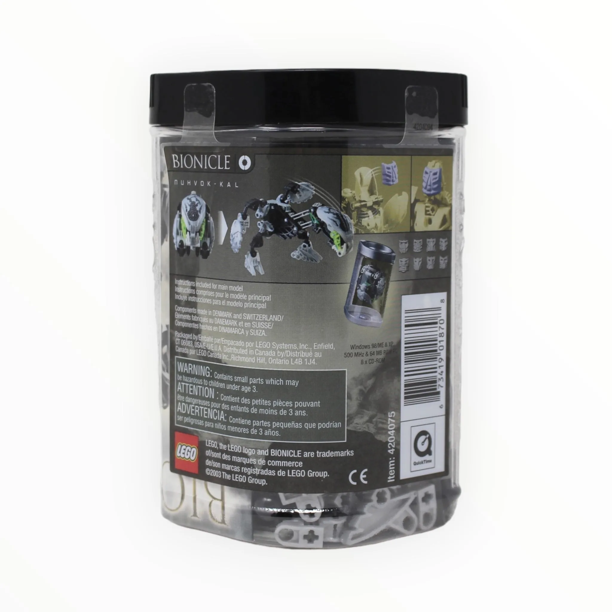 Retired Set 8573 Bionicle Nuhvok-Kal