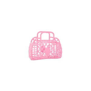 Retro Basket Jelly Bag - Mini Bubblegum Pink
