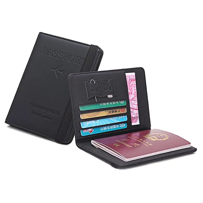 RFID Blocking Passport Cover Travel Passport Holder
