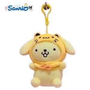 Sanrio New Costume Friends Plush Key Chain Bag Charm