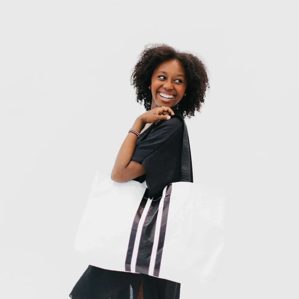 Splash Proof Kona Collection Set - Stripe Black/White