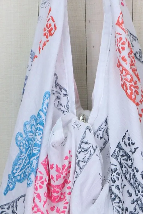 Stamp Pattern Hammock Bag