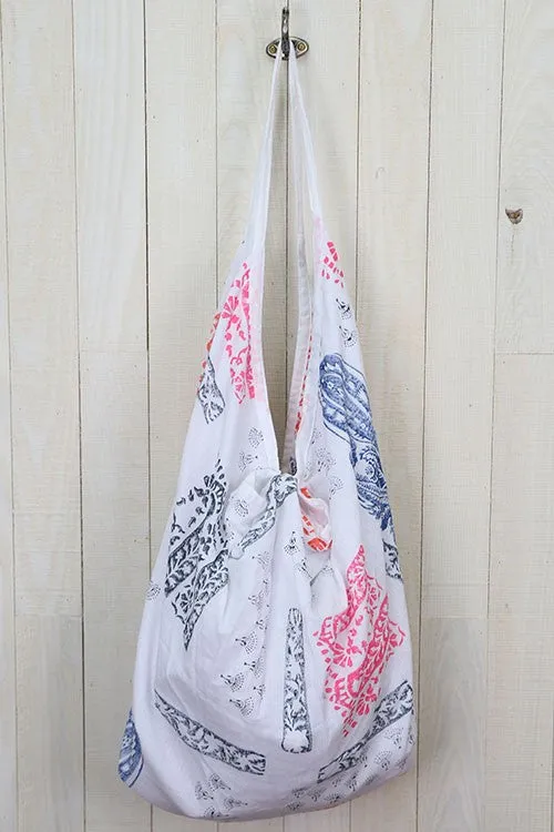 Stamp Pattern Hammock Bag