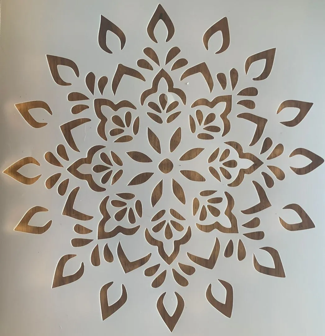 Stencil 130 - Beautiful Flower Tile
