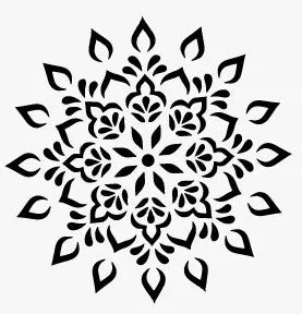 Stencil 130 - Beautiful Flower Tile