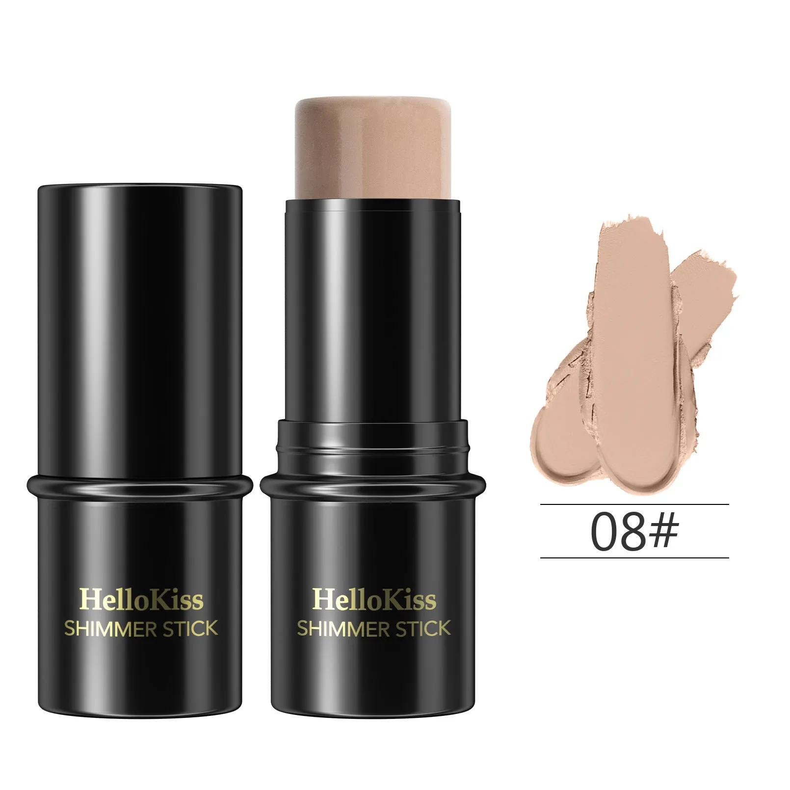 Stick,Concealer-Stick,Highlighter Makeup Stick, Stick Powder Blusher Long Lasting Waterproof Face Makeup Pack of 15 (1 pc each color)