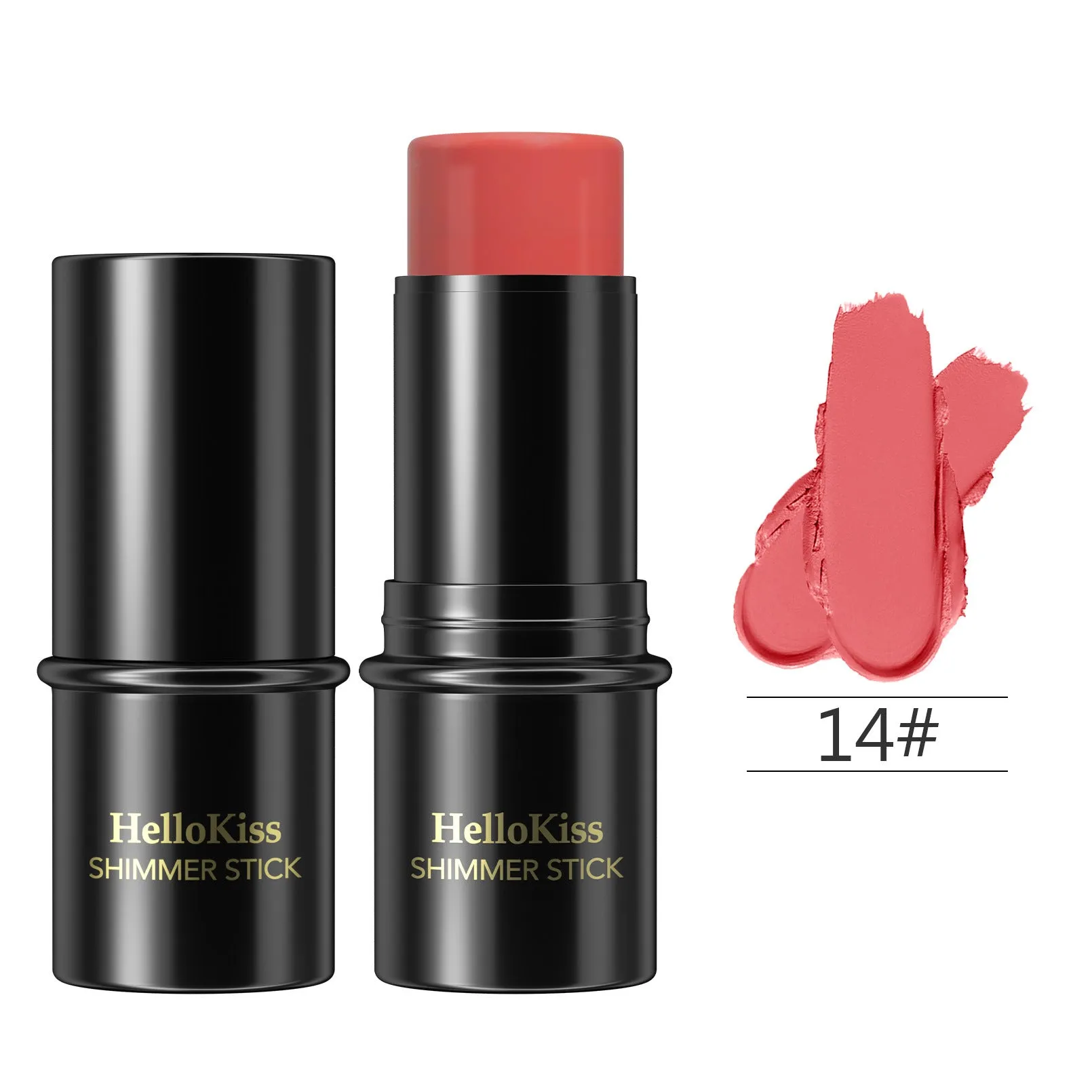 Stick,Concealer-Stick,Highlighter Makeup Stick, Stick Powder Blusher Long Lasting Waterproof Face Makeup Pack of 15 (1 pc each color)