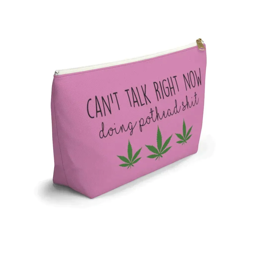 Stoner, Stash Bag, Funny Makeup Bag, Funny Weed Bag, Stoner Gift, Cannabis Accessories, Weed Gift, Stoner Gift for Her, Stoner Kit, Stasher